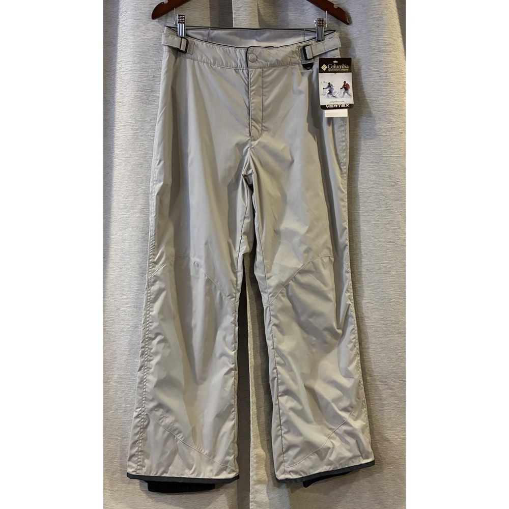 Columbia Modern Mountain Vertex Gray Ski Snow Pants Women's Insulated Bootcut M